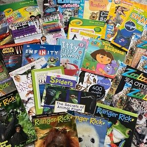 Assorted Kids Activity and Story Books